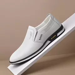 Elegante sapatos Oxford masculinos, sapatos formais masculinos, mocassins de vestido de casamento, slip on, plus size, moda, 2024 - comprar online