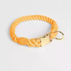 Coleira de cachorro arco-íris para animais de estimação, coleira para treinamento de caminhada com fivela de metal para cinto grande, médio e pequeno, coleira de algodão para cães - comprar online
