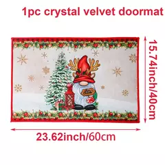 Ao ar livre Papai Noel porta tapete, Feliz Natal tapete, decorações para casa, ornamento de Natal, ano novo, 2025, 2025 na internet