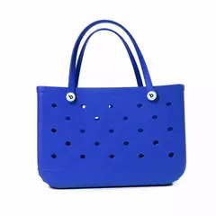 Saco De Praia De Eva Impermeável Durável, Buraco De Moda Sólida, Bolsa De Borracha, Barco De Praia, Esportes De Natação, Compras, Portátil - Wolf Magazine