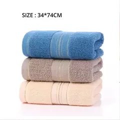 Toalha De Banho De Algodão Macio Para Adultos, Aumenta A Absorção De Água, Toalha De Rosto Monocromática, Seda Dourada, 2PCs - Wolf Magazine