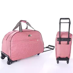 Sacos impermeáveis de viagem com rodas para homens e mulheres, bolsa trolley, bagagem de viagem curta, bolsa de negócios, mala trolly, moda - Wolf Magazine