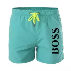 Shorts esportivos respirável de secagem rápida masculino, calções casuais com cordão forrado com malha, surf à beira-mar, praia, verão, novo - loja online
