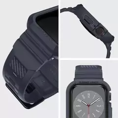 Armadura robusta Pro projetada para Apple Watch Ultra 2 capa de borracha com pulseira série 9/8/SE2/7/6/SE/5/4 45 mm/44 mm 41 mm 40 mm - comprar online