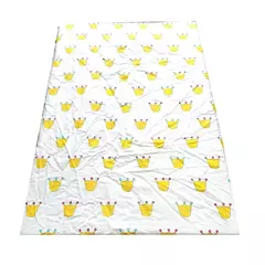 Cama cabida bebê folhas, 140x70cm, versão personalizada