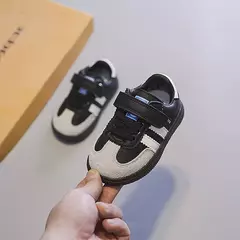Sapatos de lona respirável infantil, fundo de biscoito, bebê, meninos, meninas, desempenho escolar, moda infantil - Wolf Magazine