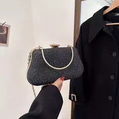 Saco de noite luxuoso para mulheres, alto design, banquete de festa, saco de glitter para senhoras, embreagem do casamento, bolsa de ombro, bolsa de corrente, marca - loja online