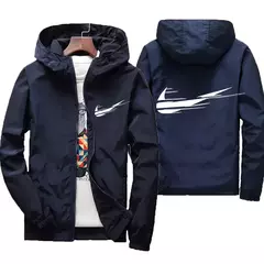 Jaqueta impermeável com capuz masculino, blusão, outwear masculino, streetwear casual, roupas da moda, primavera, outono, 2024 - loja online