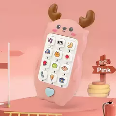 Baby's Music Sound Phone Toy, telefone, brinquedos para dormir, simulação mordedor, educação infantil precoce, presentes para crianças - loja online