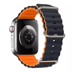 Pulseira esportiva de silicone para Apple Watch, pulseira para iWatch Series 9, 7, 8, 4, 5, 6, SE 2, 49mm, 45mm, 44mm, 42mm, 38 milímetros, 40 milímetros, 41 milímetros, ultra - Wolf Magazine