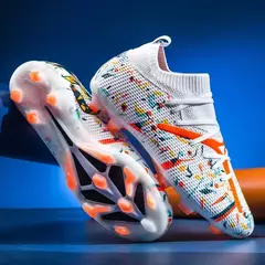 Picos longos dos homens chuteiras de futebol, Indoor Calçados Esportivos, Botas de Futebol Profissional, Sapatos Macios Respiráveis Unisex, Drop Shipping - Wolf Magazine