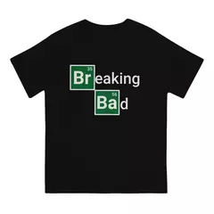 Camiseta de manga curta masculina, Sinal, Vintage, 100% algodão, Breaking Bad, Roupa Crewneck, Verão na internet