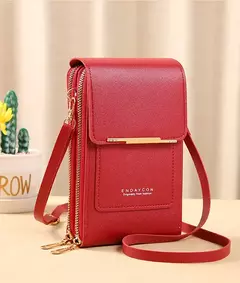 Buylor-Bolsa de couro feminina, tela sensível ao toque, bolsa para celular, bolsa de ombro pequena, macia, feminina, barata, transversal - comprar online