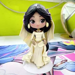 Bandai anime disney princesa elsa ariel alice neve branca q posket presentes de natal ou coleção genuína figura de ação modelo brinquedos na internet