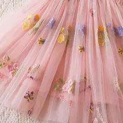 Vestido Borboleta 3D para Bebé Menina, Roupa Infantil, Festa de Aniversário, Vestidos Luxuosos Elegantes, Roupas Doce Verão, Novo, 1-5Y - loja online