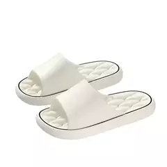 Imagem do Plataforma grossa banheiro casa chinelos moda feminina sola macia eva slides interiores mulher sandálias 2024 verão antiderrapante flip flops