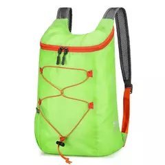 Mochila dobrável multifuncional ao ar livre, alta densidade, leve, à prova d'água, tecido de nylon, bolsa esportiva para acampamento, caminhadas, viagens