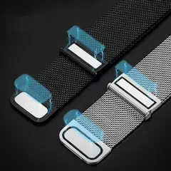 Correia para Apple Watch Band, Pulseira Milanese, Cinto de Metal, 45mm, 44mm, 42mm, Ultra 49mm, 38mm, 40mm, 41mm, iWatch Series 9, 8, 7, 6, 5, 3, SE - comprar online