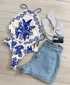 Maiô vintage de uma peça para mulheres, estampa retrô, moda praia halter, monokini sexy, maiô feminino, novo, 2024 - Wolf Magazine