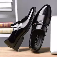 Sapato de Luxo Masculino, Mocassins Elegantes, Festa de Casamento, Alta Qualidade, Homem Social, Dedo Do Pé Redondo, Escritório