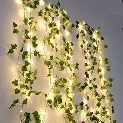 LED Maple Leaf String Lights para decoração de casa, guirlanda, fada, Natal, quarto, parede, pátio, 2m, 20LED, 5m, 50LED - loja online