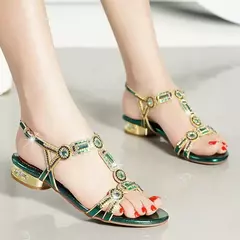 Imagem do Sapatos confortáveis de plataforma plana antiderrapante para mulheres, sandáli