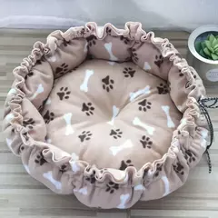Imagem do Cordão criativo macio quente ninho dupla utilização ajustável cama para animais de estimação ninho almofada para gatos filhotes suprimentos para animais de estimação