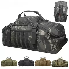 Mochila tática Duffle grande, Sacos de acampamento ao ar livre, Mochilas Molle Men, Bolsa de viagem para caminhadas, 40L 60L 80L - comprar online