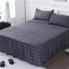 Imagem do Conjunto de lençóis antiderrapantes macios, colcha de flores, lençol para rei e rainha, capa de cama doméstica, 1.5m 1.8m e 2m, 3PCs por conjunto