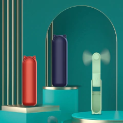 Imagem do Gancho designer ventilador portátil mini ventilador de mão design exclusivo portátil ventilador de mão pessoal recarregável usb com poderoso turbo vento