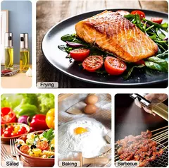 Garrafa De Pulverizador De Óleo De Aço Inoxidável, Bomba à Prova De Vazamento Spray Pot Para Churrasco Grill, Ferramenta De Panelas E Gadget De Cozinha na internet