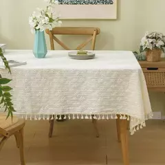 Pequena Margarida Padrão Toalha De Mesa De Mesa, Bordado, Festa De Casa, Retangular, Fluindo Design Floral, Mesa De Jantar Pano, Simples - comprar online
