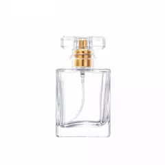 Frasco De Aromaterapia De Vidro, Adequado Para Perfume, Transparente, Portátil, Tampa Preta, Fosco, Spray Fino, 30ml, 50ml, 100ml - Wolf Magazine