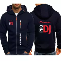 DJ Pioneer Pro homens com capuz de zíper, moletons estampados de lã, casacos Harajuku casuais, tops de casacos, nova moda, 2024 na internet