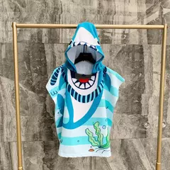 Roupão com capuz unicórnio para bebês, toalha de praia para crianças, capa sereia para crianças, roupa de banho para bebês na internet