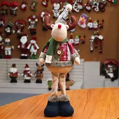 Bonecas de Natal infantis, Papai Noel, boneco de neve, rena, mantel de mesa, presentes para bebê, perna, 2024 - Wolf Magazine