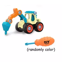 Porca Desmontagem Carregando Descarga Engenharia Caminhão Escavadeira Bulldozer Montessori Educação Brinquedo Criança Parafuso Criativo Ferramenta Carro - loja online