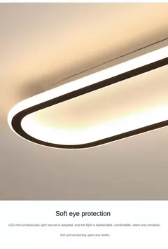Modern Nordic LED teto lustre, Luzes de teto simples, Sala de estar, Sala de jan - loja online