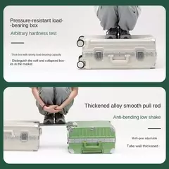 Rolling Bagagem Trolley Case, Mala de Viagem, Universal Roda, bagagem de Mão com suporte para copos, Boarding Case, 20 ", 22", 24 ", 26";;VERDADEIRO;;"26 ,Green - loja online