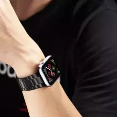 Imagem do Pulseira de metal para Apple Watch, pulseira de aço inoxidável, pulseira para iWatch Series 7, 6, 5, 4, SE2, 9, 8 Ultra, 44mm, 40mm, 45mm, 41 milímetros, 42 milímetros, 49 milímetros