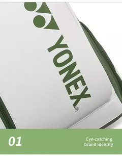 YONEX-Bolsa Unissex Profissional de Badminton e Tênis, Raquete de Grande Capacidade com Sapato, de Alta Qualidade, 2-3 Unidades