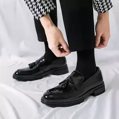 Mocassins macios masculinos, sapatos de couro borla, sapatilha de condução, marca de luxo, plus size, 46, alta qualidade, moda na internet