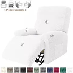 Jacquard Stretch Reclinável Sofá Covers, Poltrona elástica Split, Capa de cadeira antiderrapante, Cadeiras Lazy Boy, Slipcovers para sala de estar - comprar online