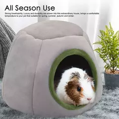 Casa de hamster gaiola de cobaia hamster casa de algodão pequeno ninho de animal inverno quente cama para animais de estimação para roedor/cochonta/rato/ouriço - comprar online