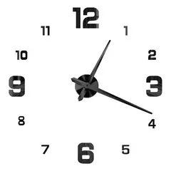 Grande Espelho Acrílico Adesivos Relógio De Parede, 3D DIY Relógios De Quartzo, Design Moderno, Relógios De Moda, Sala De Estar, Home Decor, Horloge, 2023 - Wolf Magazine