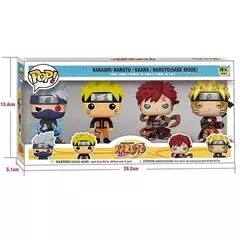 Funkas uzumaki naruto figura kakashi gaara modo imortal naruto combate forma filme estatueta estátua boneca modelo brinquedos presentes - loja online