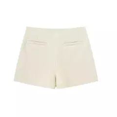 TRAF-minissaia feminina de cintura alta, saia assimétrica preta, bermuda casual, shorts de verão, 2021 - loja online