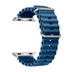Ocean Strap para Apple Watch, faixa de 49mm, 44mm, 45mm, 41mm, 40mm, 38mm, 44mm, 1:1, iWatch Series 9, 8, 7 SE, original - Wolf Magazine