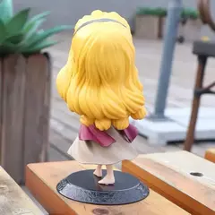 Disney 14cm q posket princesa figura modelo brinquedos bolo figura animação modelo bonecas presentes decoração para casa festa de aniversário - Wolf Magazine