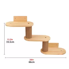 Prateleiras de escalada para gatos montadas na parede Casa para gatos Ponte para - comprar online